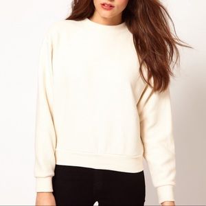American Apparel Ottoman Rib Pullover Sweatshirt